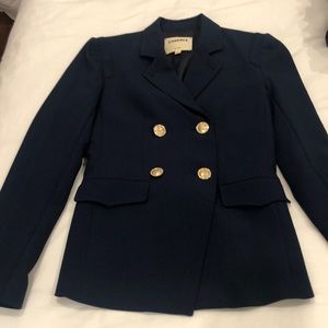 L’AGENCE Navy Blue Sailor Blazer Size 0